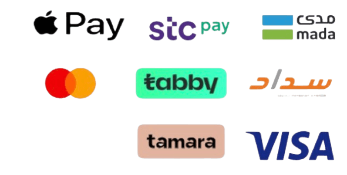 طرق الدفع المتاحة